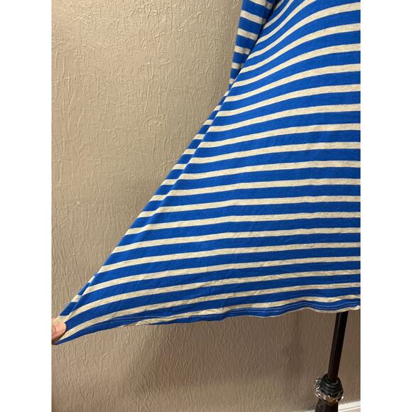 Puella Darcey Women's Royal Blue Swing Tunic Striped Nautical Top Oversized XS - Picture 5 of 8